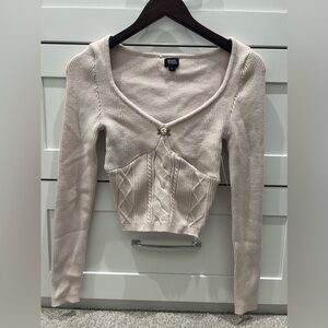 Beverly and Beck brand new cropped top long sleeve size, small super cute.